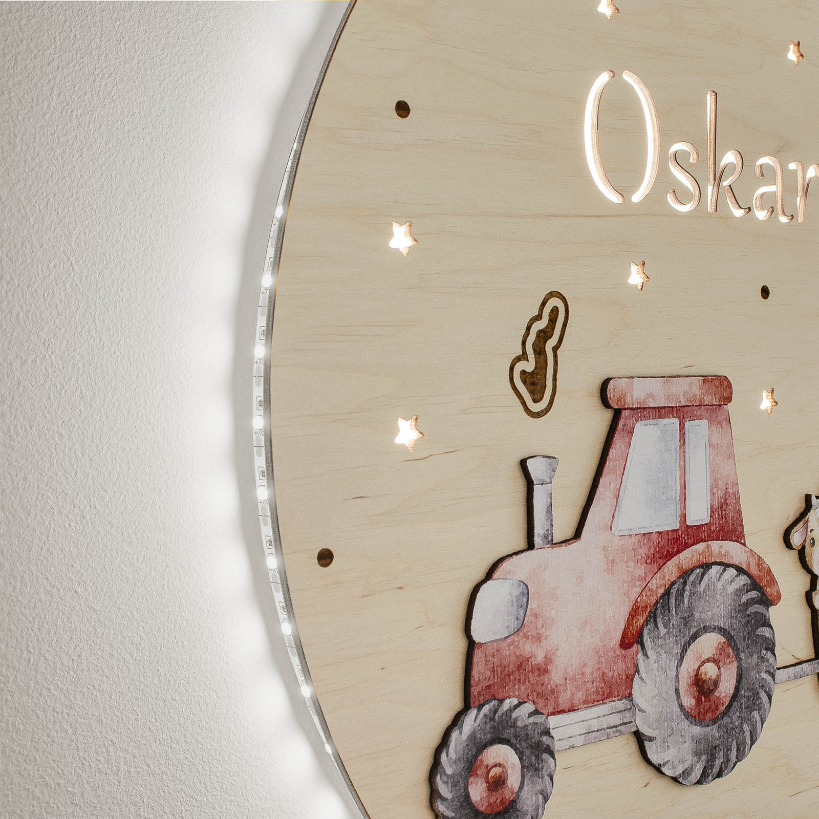 Światło zimne z gęsto osadzonymi punktami świetlnymi LED