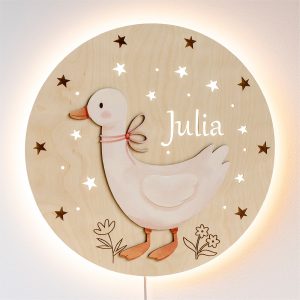 lampka nocna dla dziecka - Gąska zbliżenie