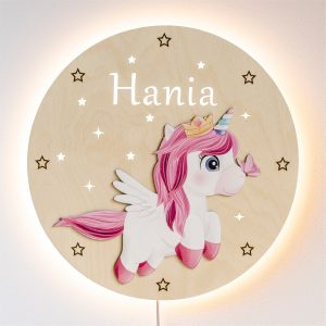lampka nocna dla dziecka - Jednorożec zbliżenie